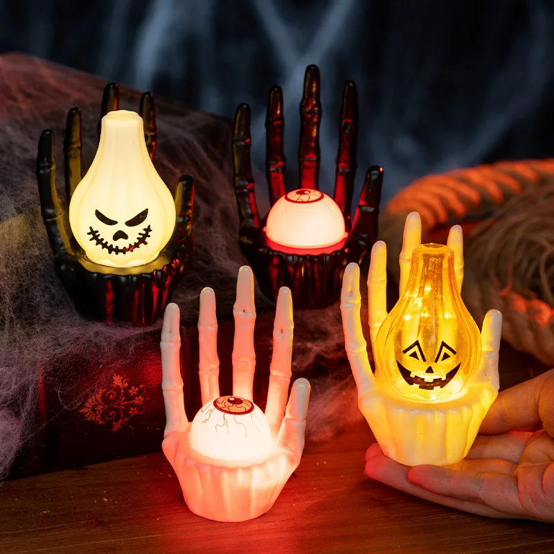Halloween Pumpkin Decor Led - Halloween LED Ghost Hand Night Light