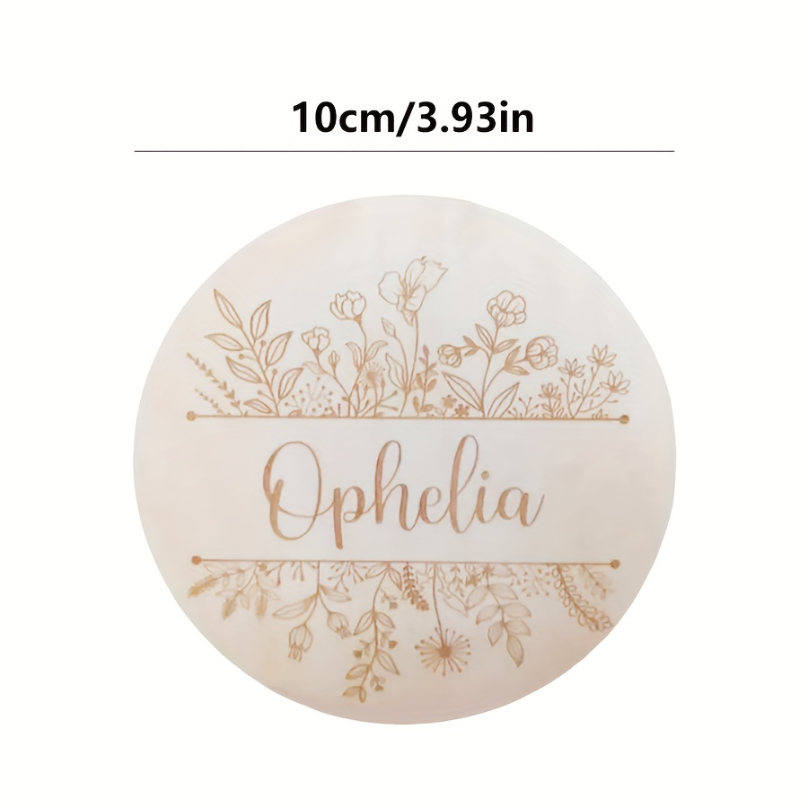 Personalized Floral Engraved N - Halloween Party Supplies 评论和价格