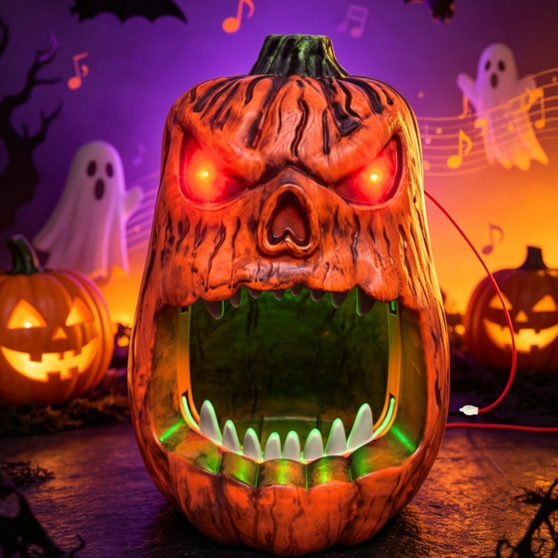 Halloween LED Lighted Pumpkin  - Pumpkin Lantern Halloween 评论和价格