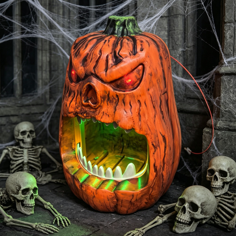 Halloween LED Lighted Pumpkin  - Pumpkin Lantern Halloween 评论和价格