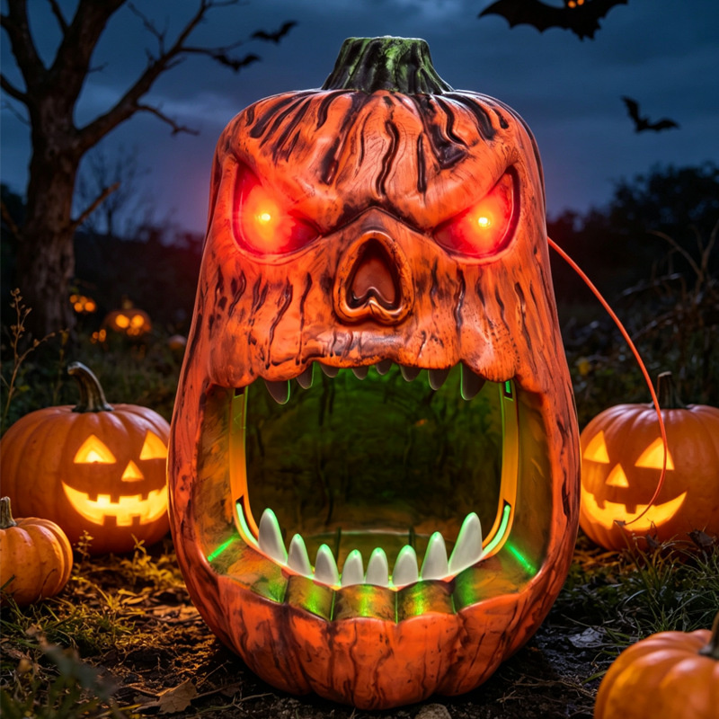 Halloween LED Lighted Pumpkin  - Pumpkin Lantern Halloween 评论和价格