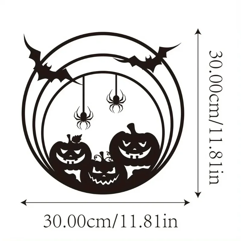 Halloween Metal Wall Art Pumpk - Spider Web Halloween Decoration 评论和价格