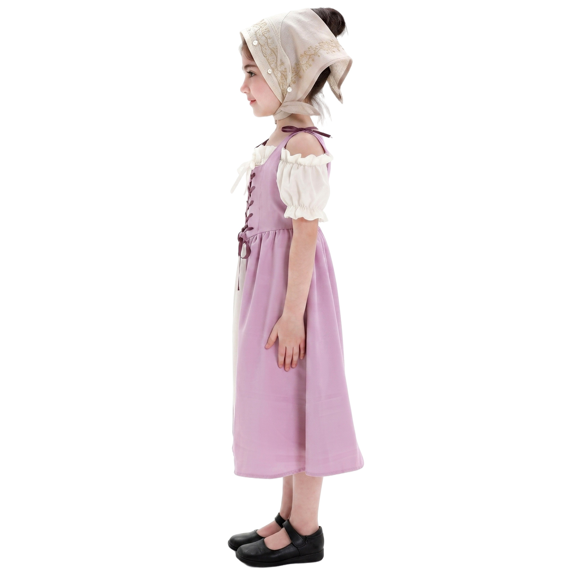 Kids Medieval Costume Girls Vi - Halloween Costume Kids 评论和价格