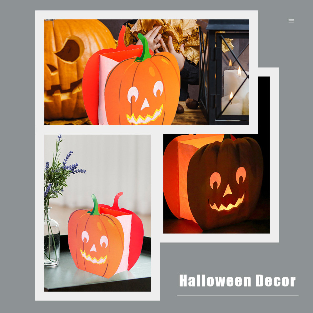 12Pcs Decorative Bags Pumpkin  - Pumpkin Lantern Halloween 评论和价格