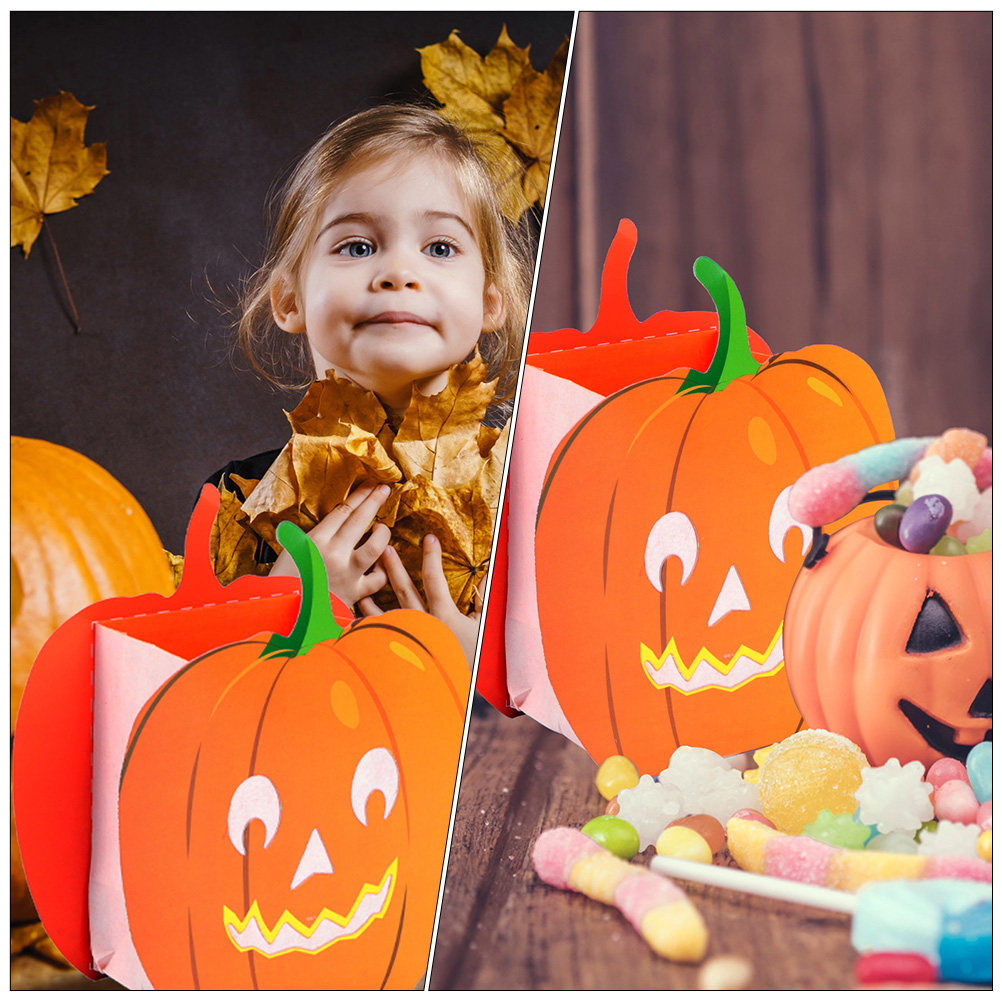 12Pcs Decorative Bags Pumpkin  - Pumpkin Lantern Halloween 评论和价格
