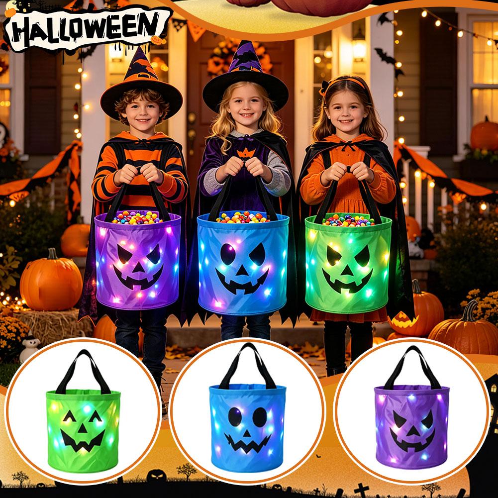 Halloween Trick Or Treating Pa - Halloween Pumpkin Decor Led 评论和价格