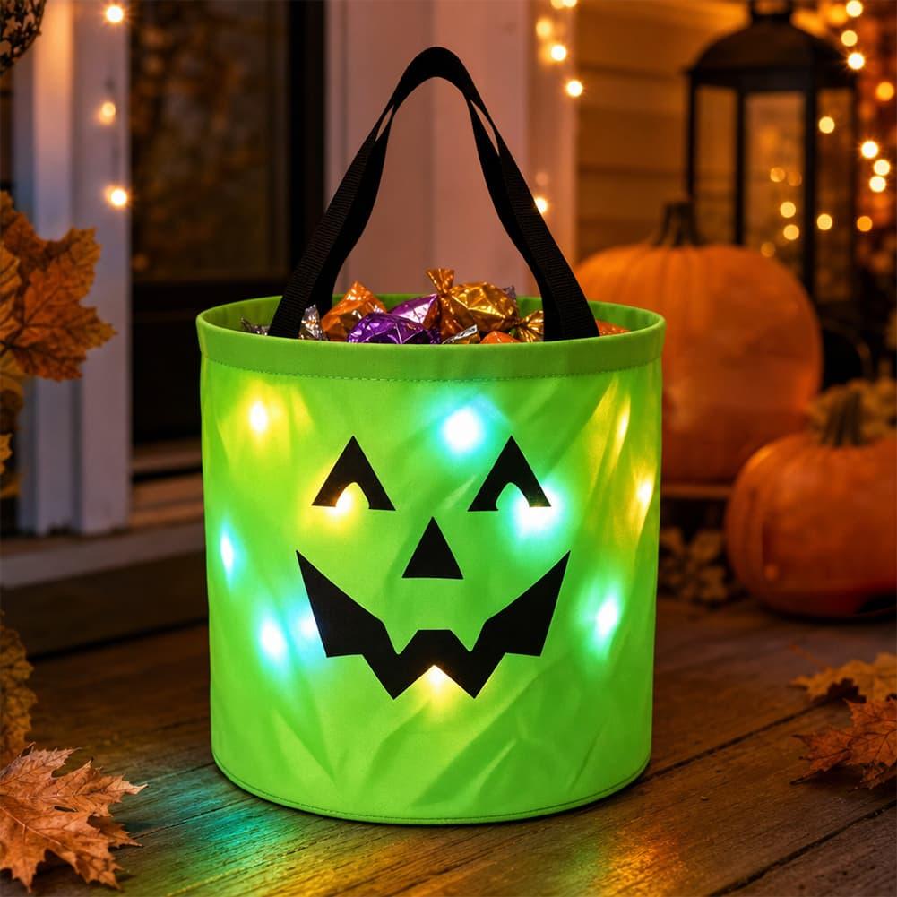 Halloween Trick Or Treating Pa - Halloween Pumpkin Decor Led 评论和价格