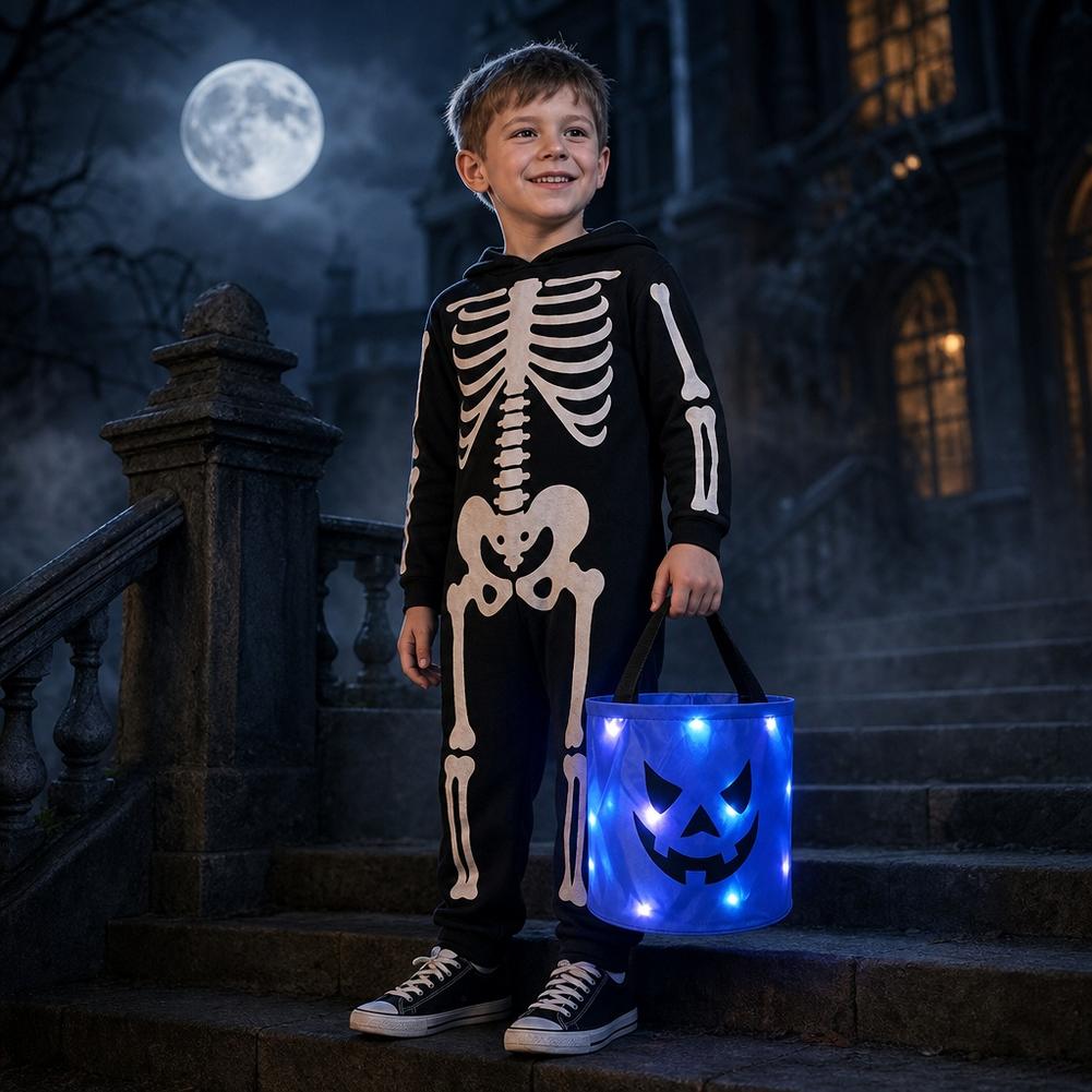 Halloween Trick Or Treating Pa - Halloween Pumpkin Decor Led 评论和价格