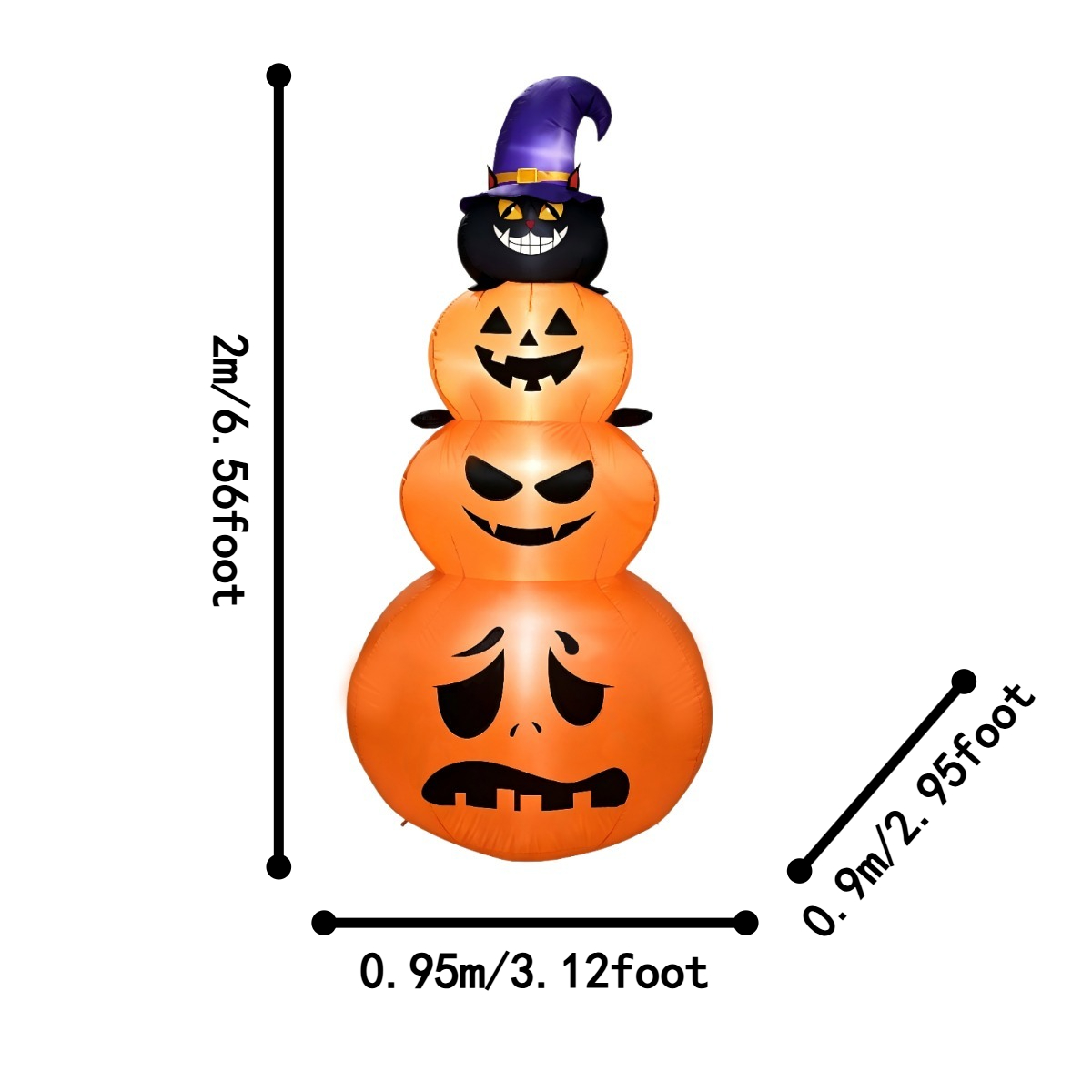 Outdoor Holiday Decorations Ha - Halloween Pumpkin Decor Led 评论和价格