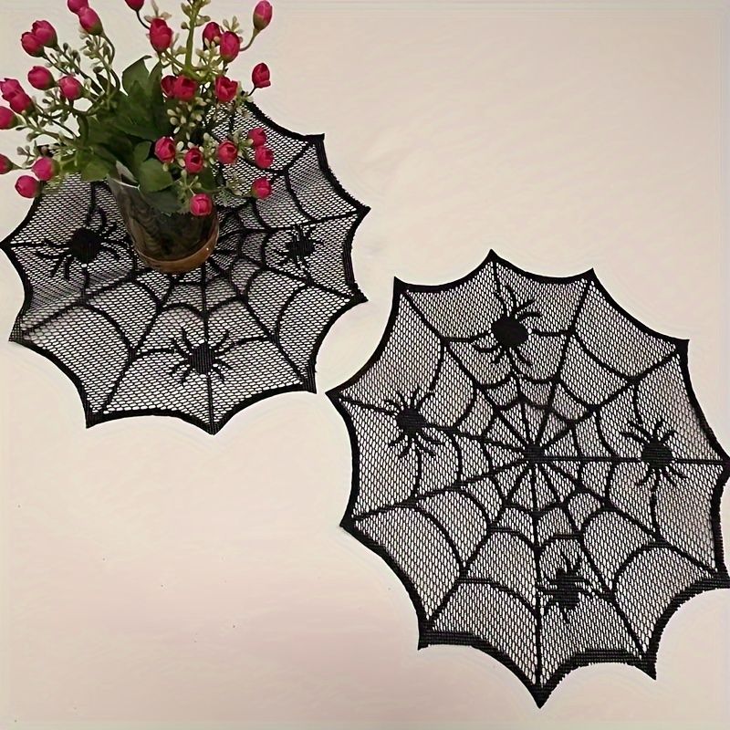 VIKAMA Halloween Black Lace Sp - Spider Web Halloween Decoration 评论和价格