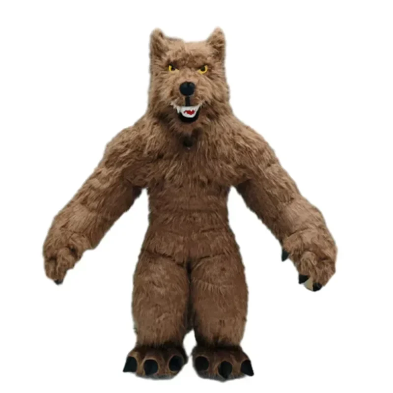 Giant Inflatable Grey Wolf Mas - Halloween Costume Adult 评论和价格