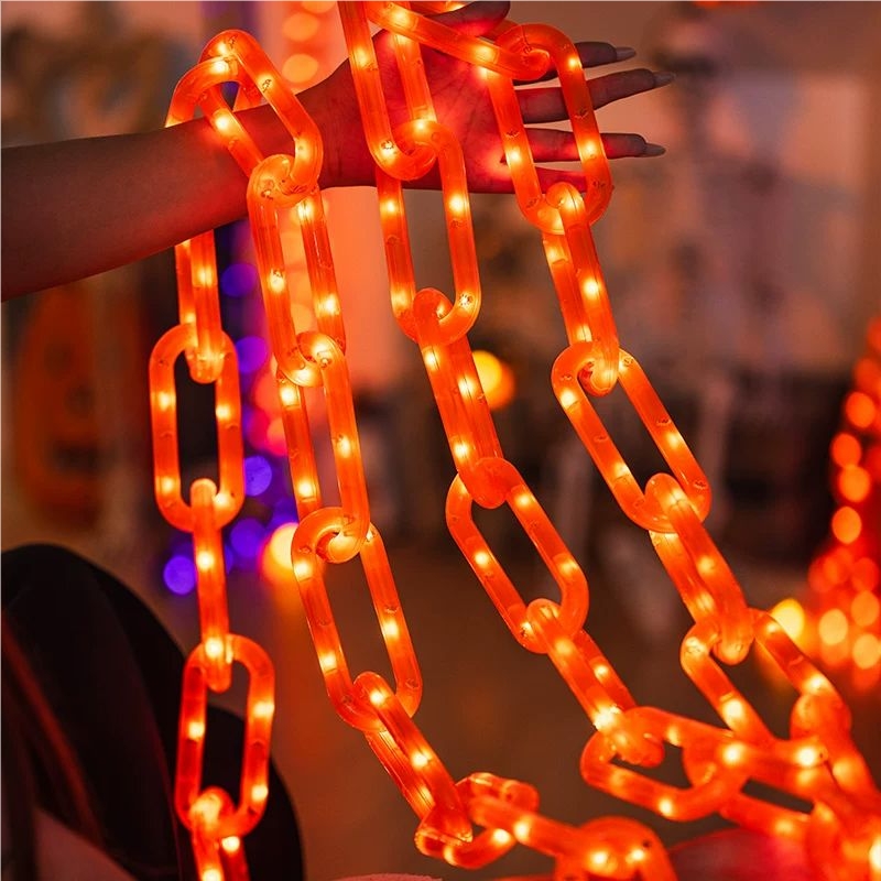 78.74in Halloween Outdoor Sola - Halloween Led String Lights Orange 评论和价格