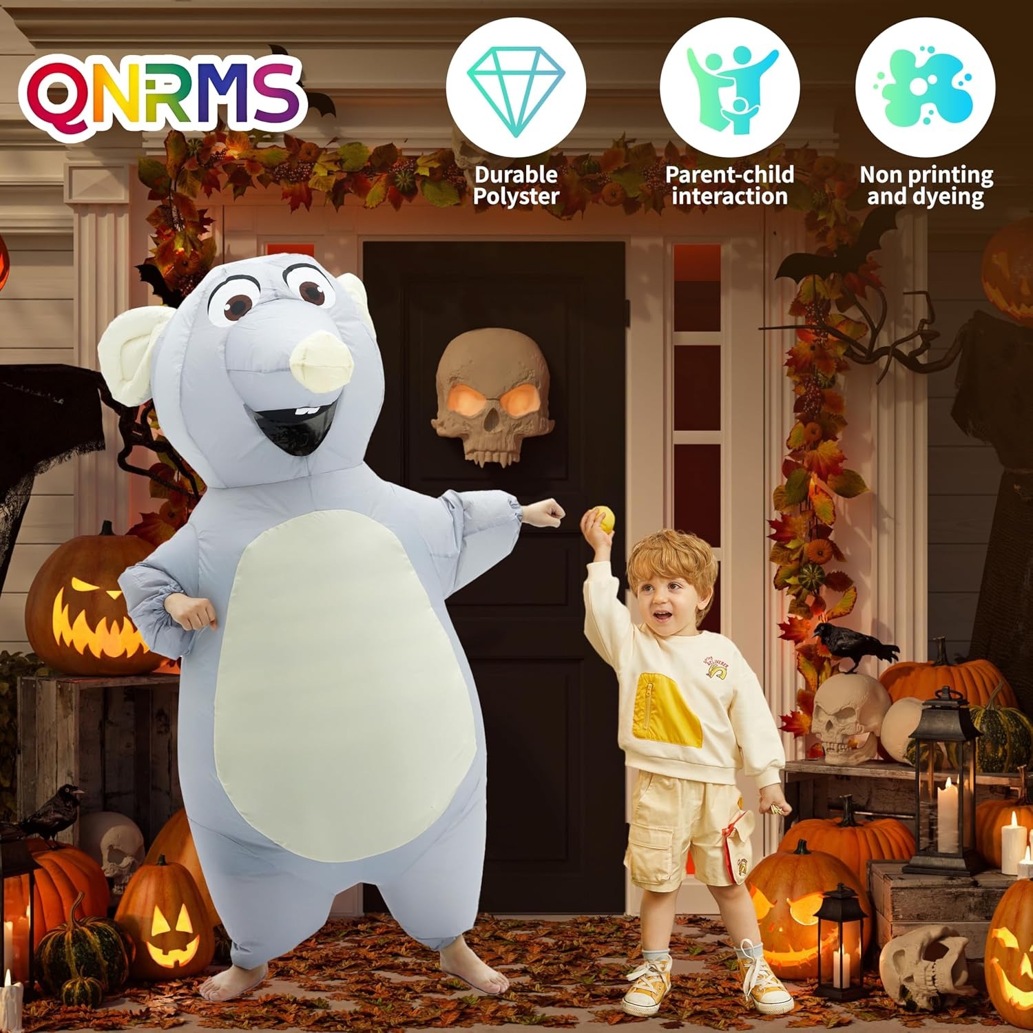 Inflatable Mouse Costume for A - Halloween Costume Adult 评论和价格