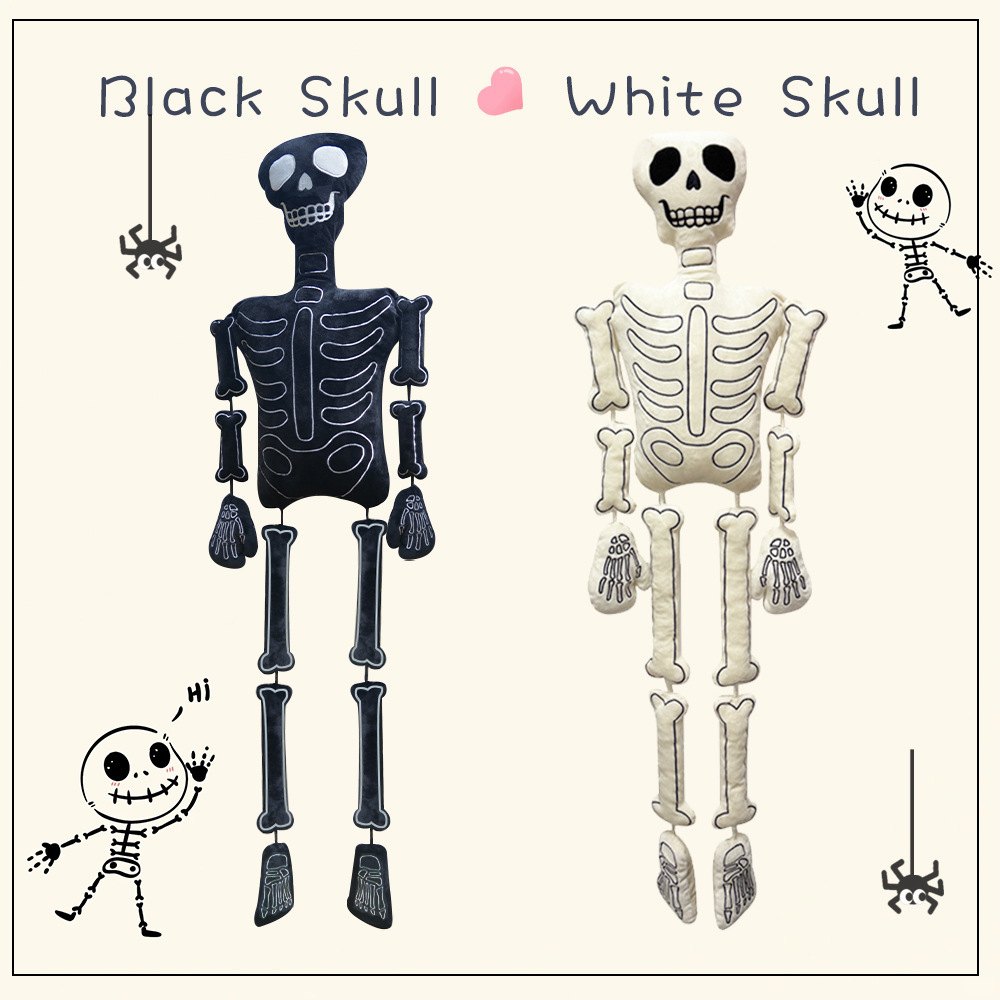 Halloween Skeleton Plush Doll  - Halloween Skeleton Decoration 评论和价格