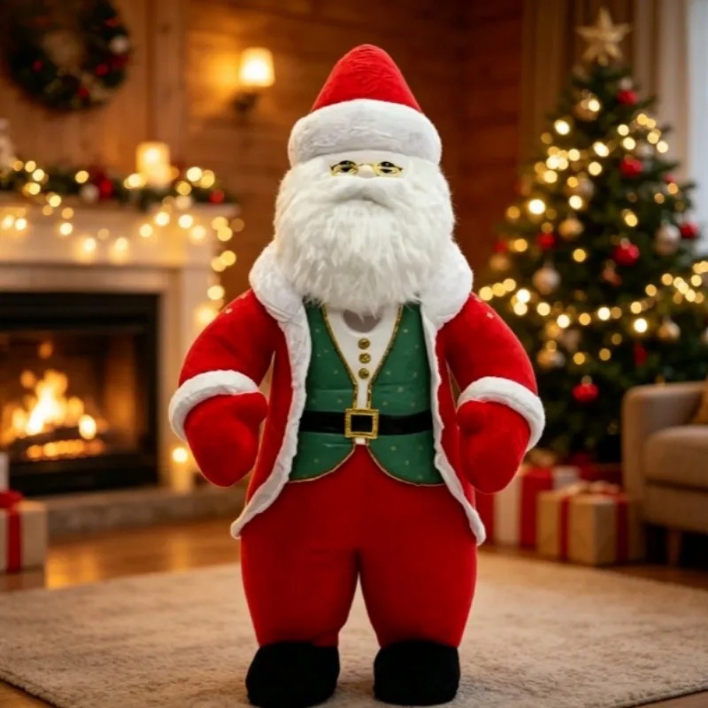 Inflatable Santa Claus Mascot  - Halloween Costume Adult 评论和价格