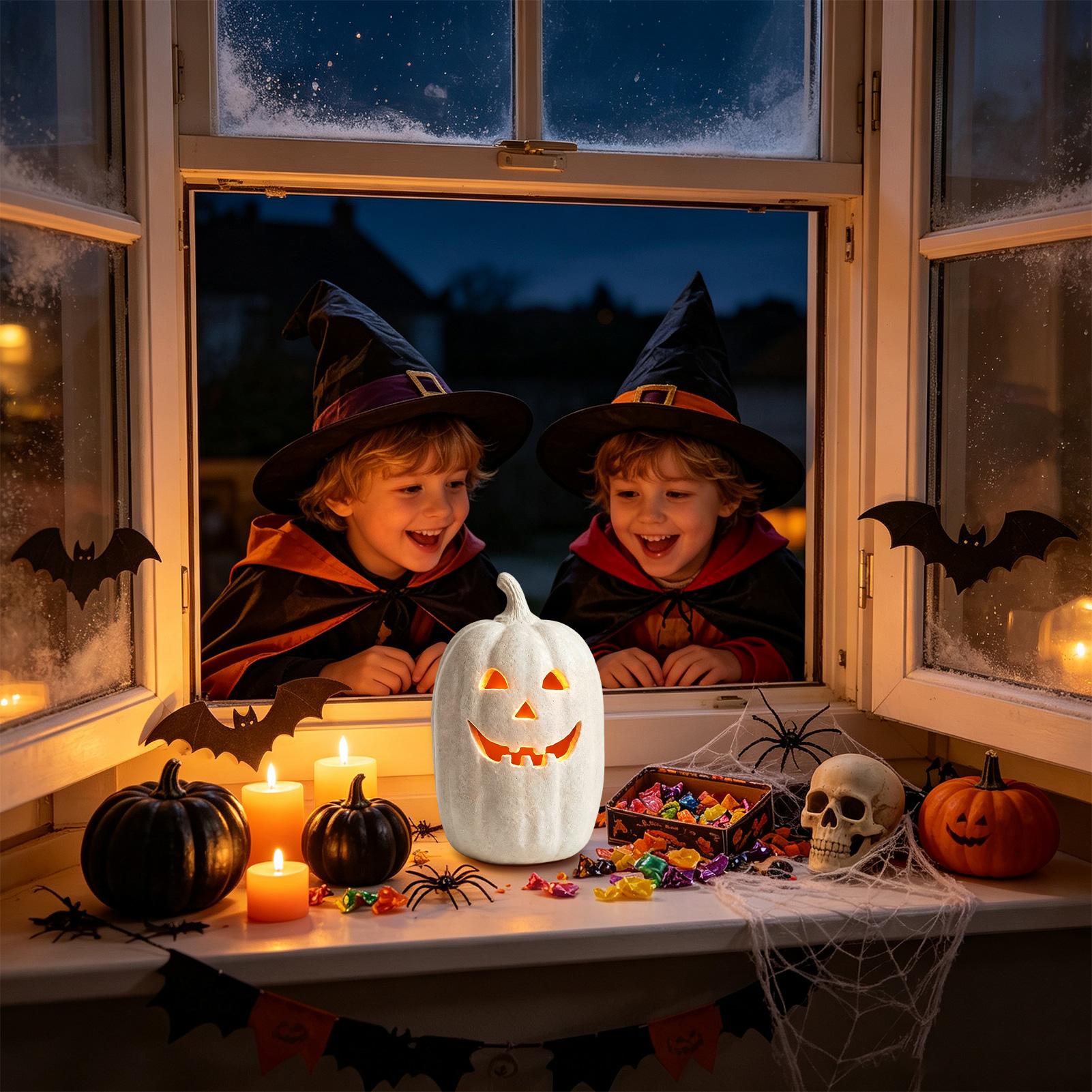 Pumpkin Lanterns Decor Handmad - Pumpkin Lantern Halloween 评论和价格