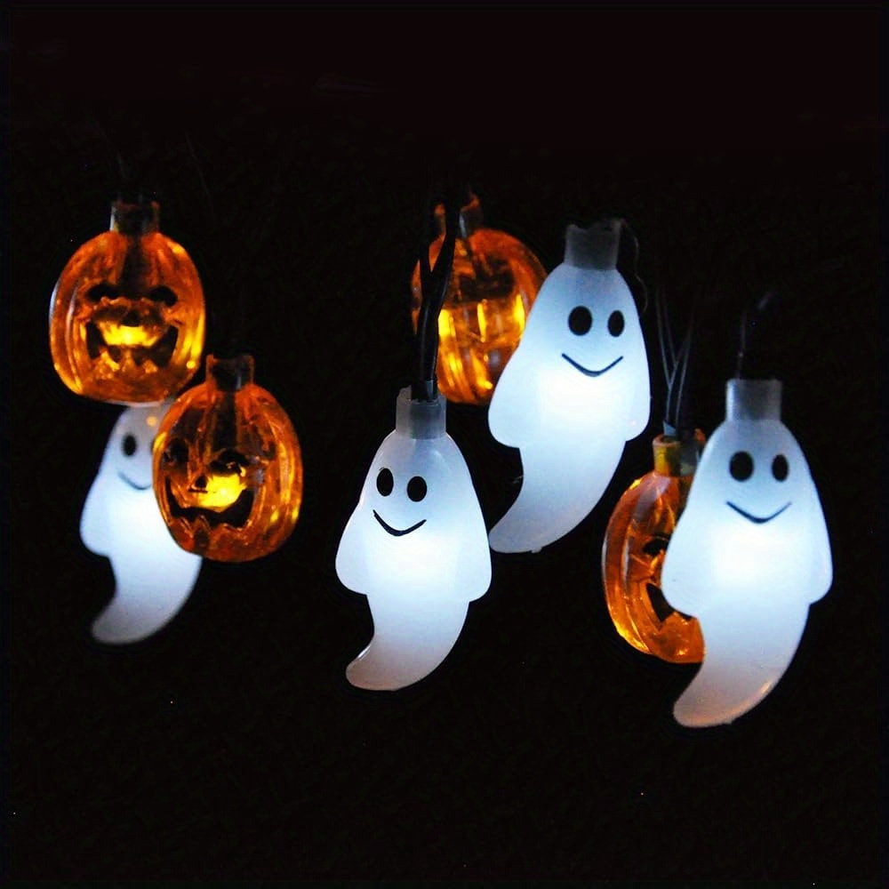 19.7FT 30pcs LED Battery Opera - Halloween Led String Lights Orange 评论和价格