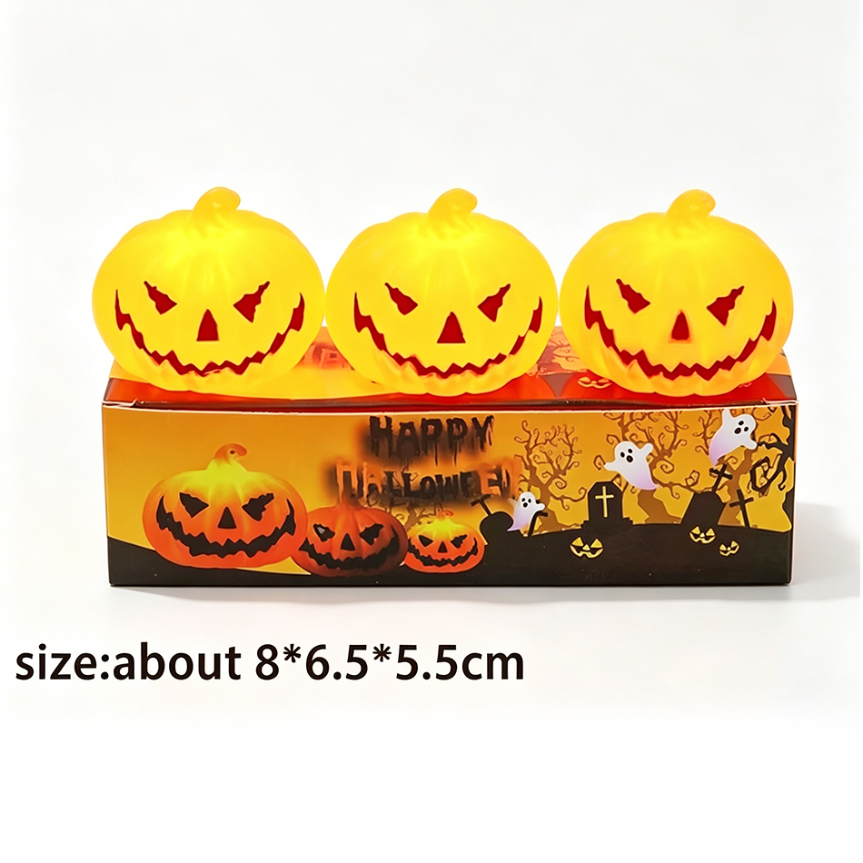 LED Pumpkin Lamp Warm Light Ja - Pumpkin Lantern Halloween 评论和价格
