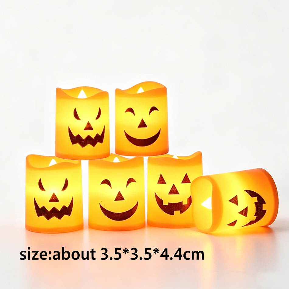LED Pumpkin Lamp Warm Light Ja - Pumpkin Lantern Halloween 评论和价格